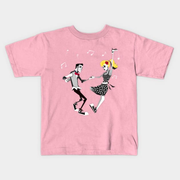 "Jitterbug" Kids T-Shirt by Art N' Soul